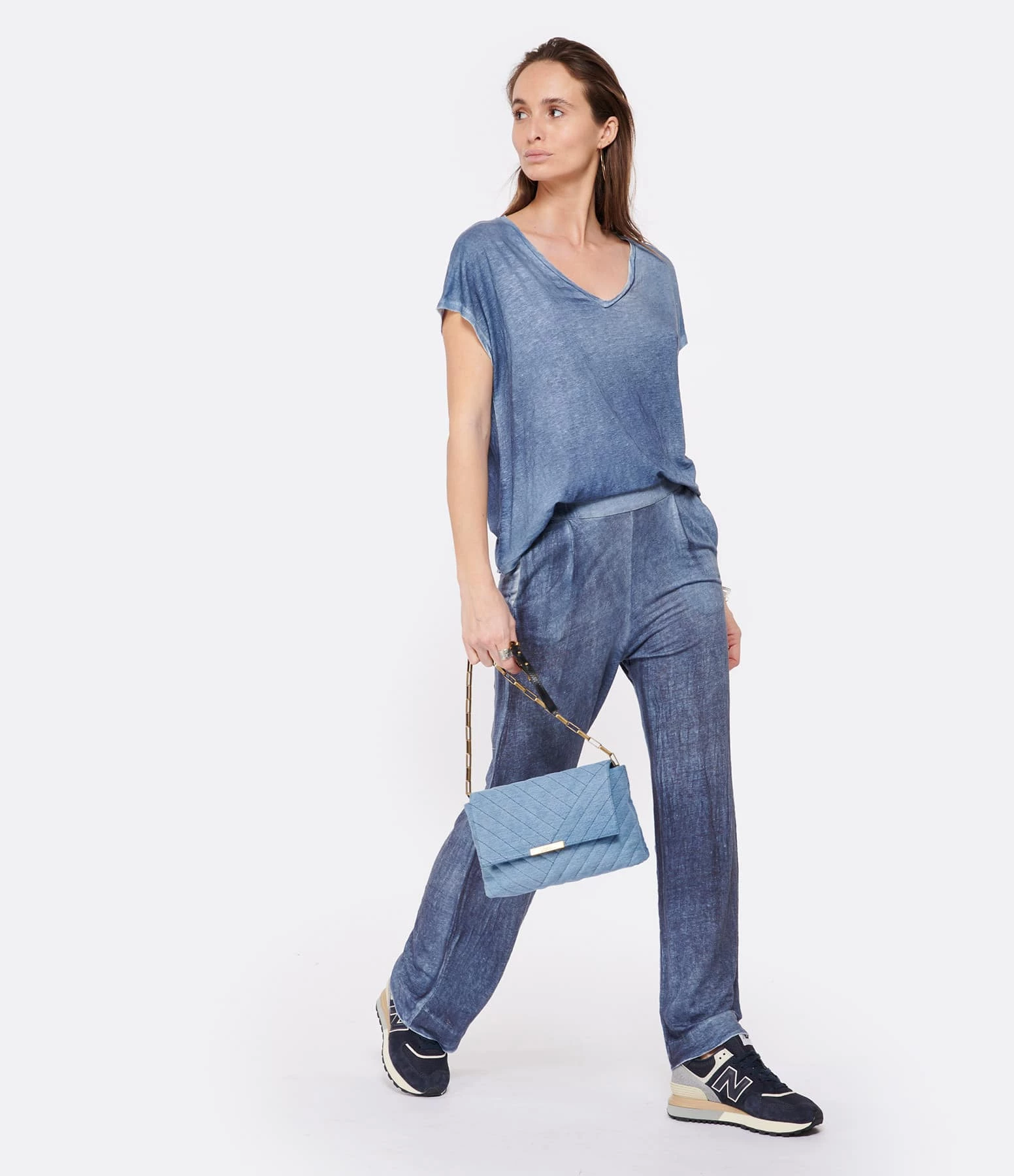 MAJESTIC FILATURES Pantalon Lin Océan – Image 3