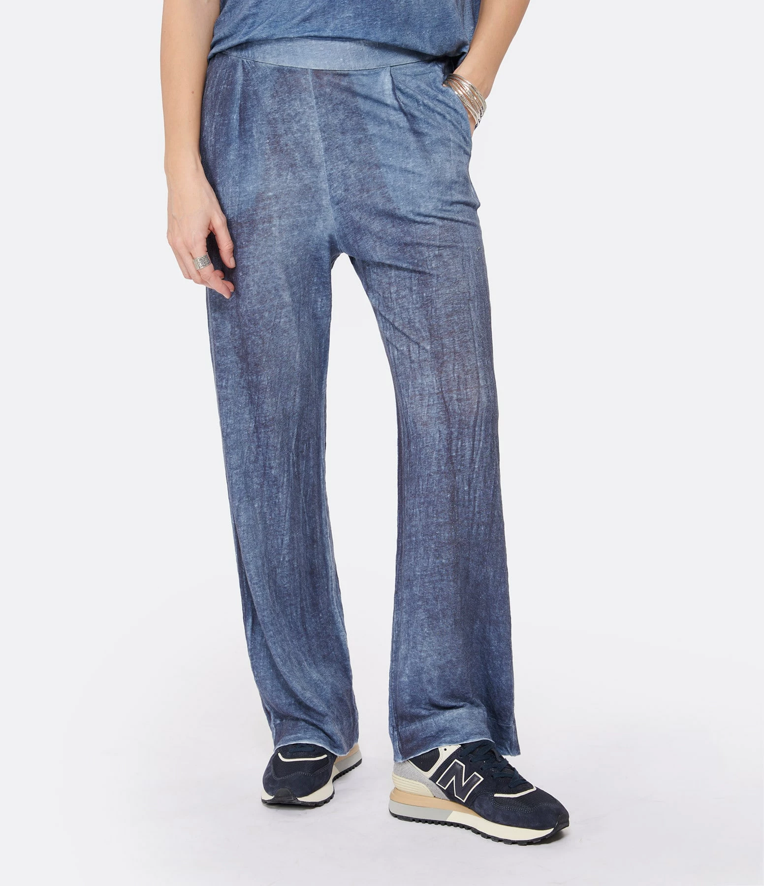 MAJESTIC FILATURES Pantalon Lin Océan – Image 4