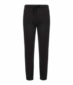 MAJESTIC FILATURES Pantalon Lin Noir