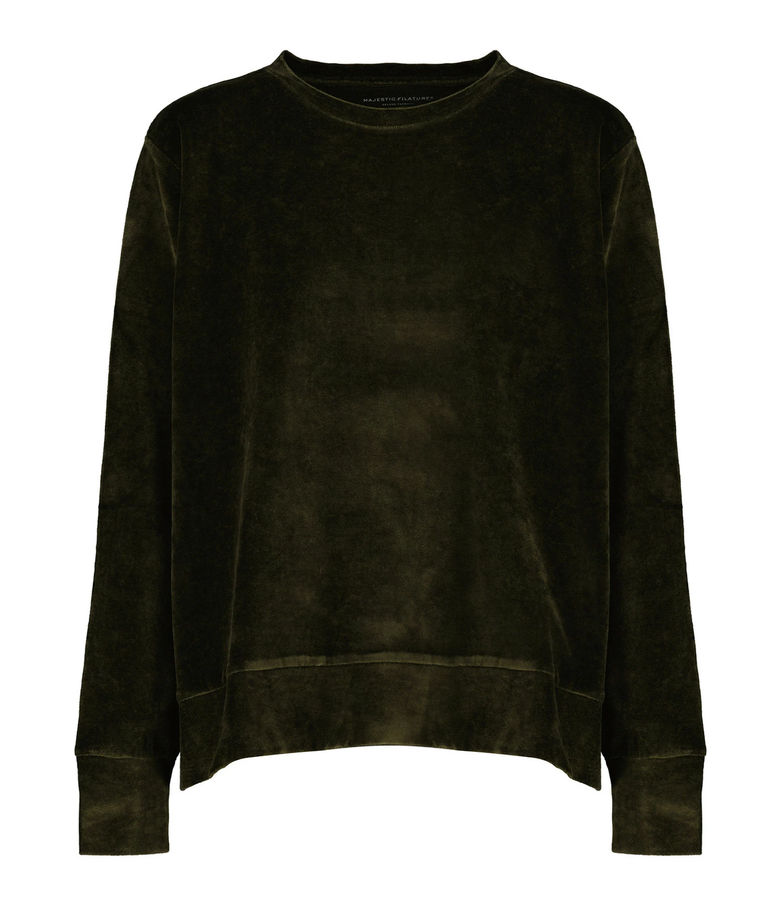 MAJESTIC FILATURES Pull Coton Olive