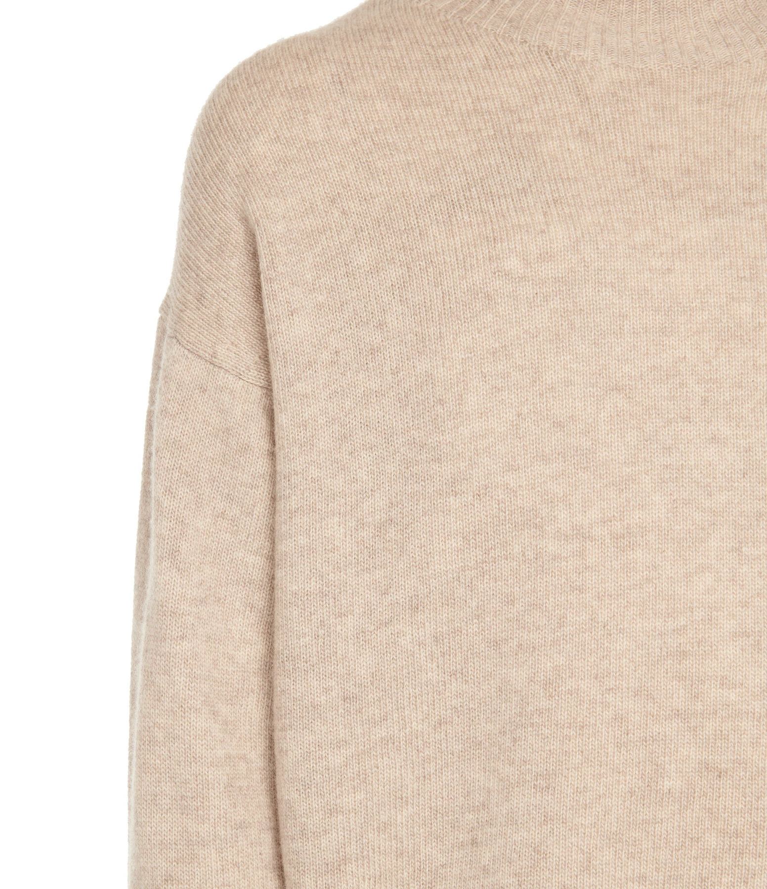 MAJESTIC FILATURES Pull Col Montant Laine Cachemire Ficelle – Image 2