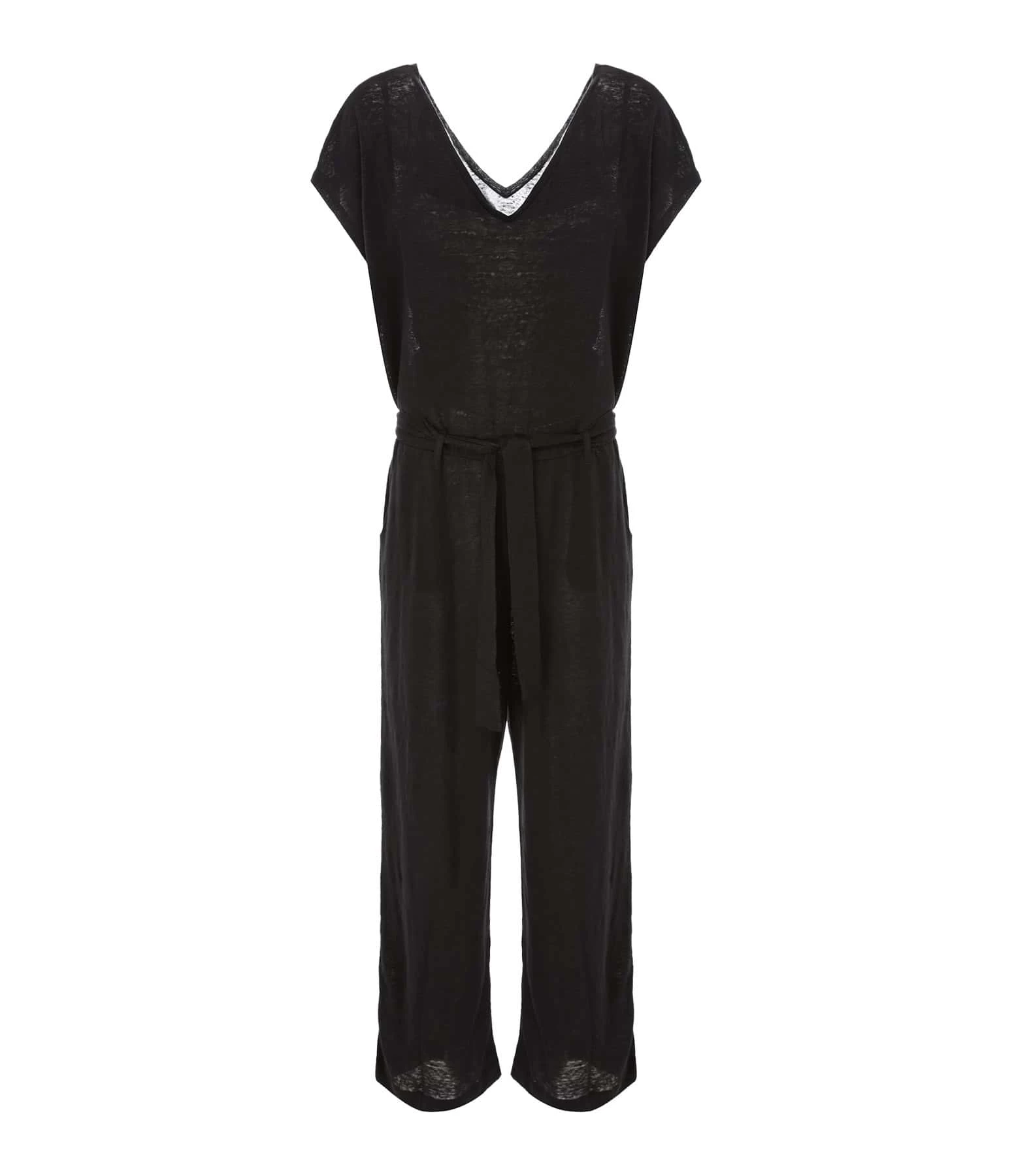 MAJESTIC FILATURES Combinaison Lin Noir