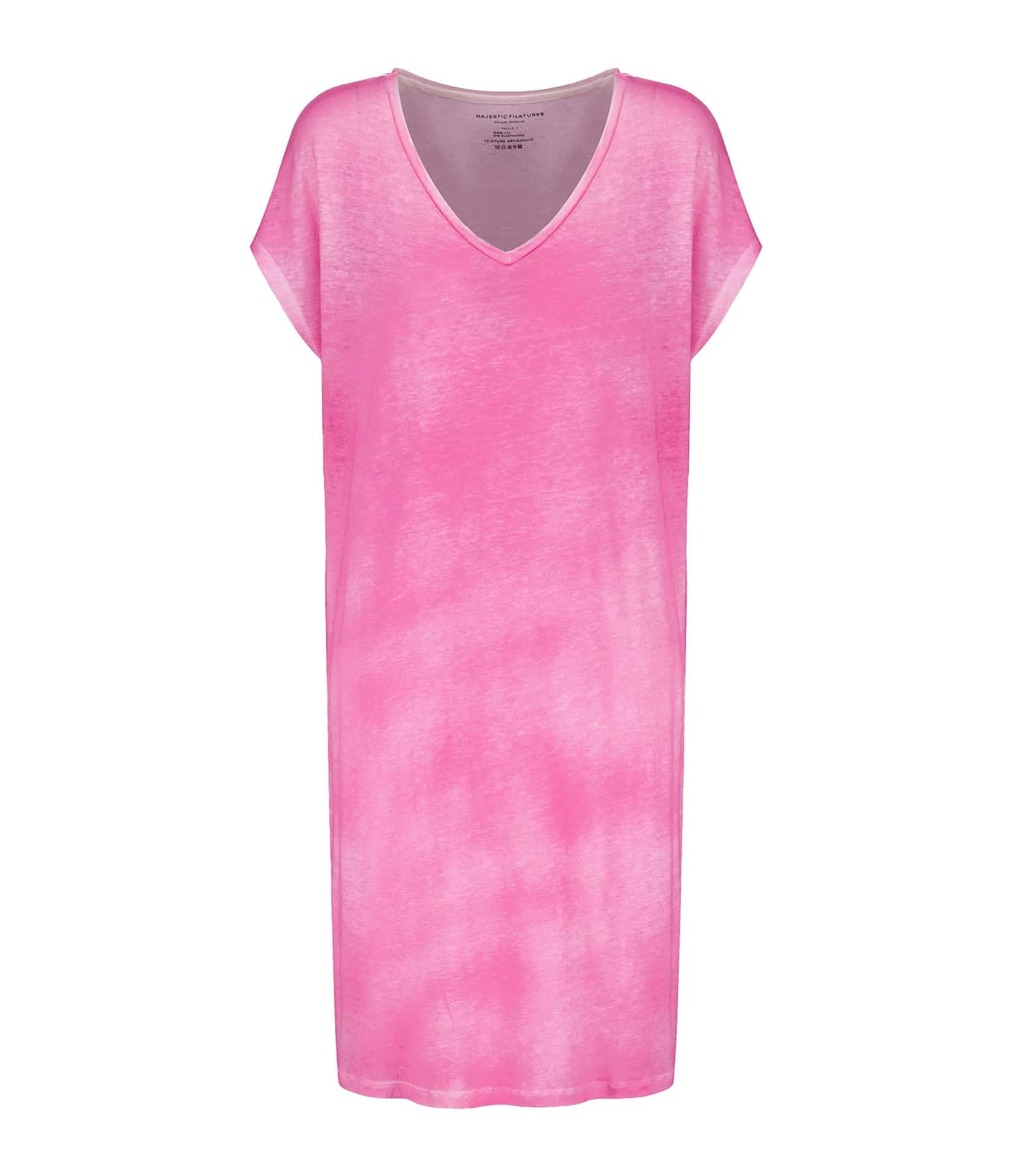 MAJESTIC FILATURES Robe Lin Flamingo