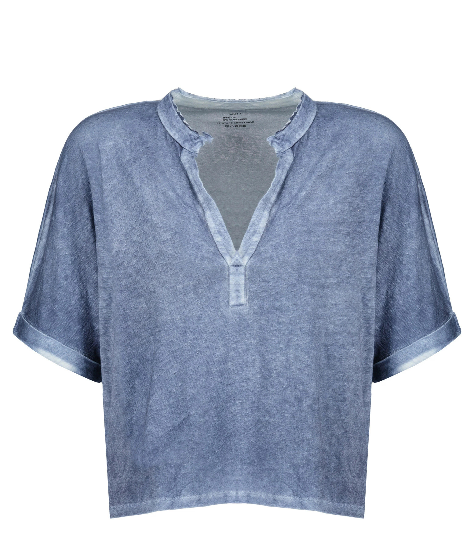 MAJESTIC FILATURES Tee-shirt Lin Océan