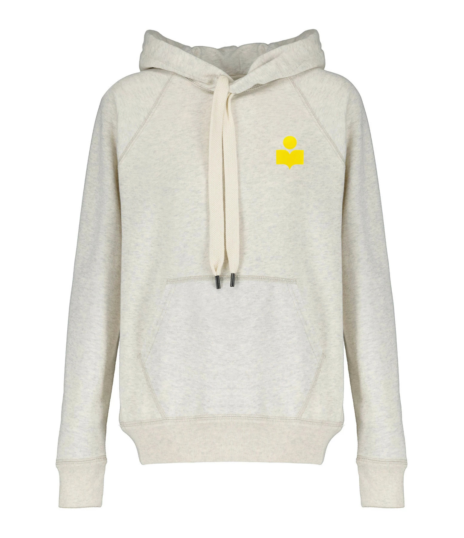 MARANT ÉTOILE Sweatshirt Malibu Coton Écru Jaune