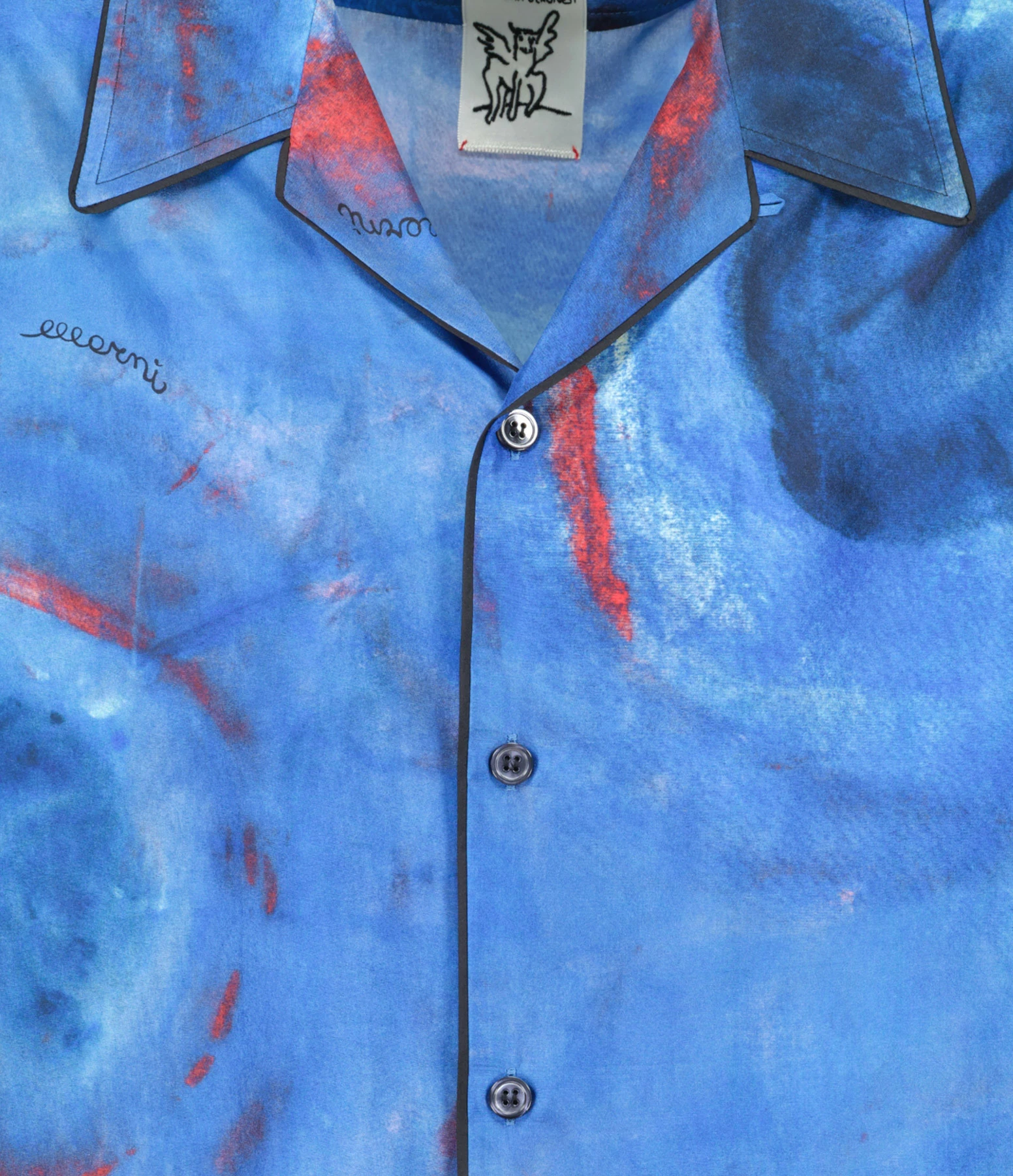 Marni Chemise Soie Cobalt – Image 2