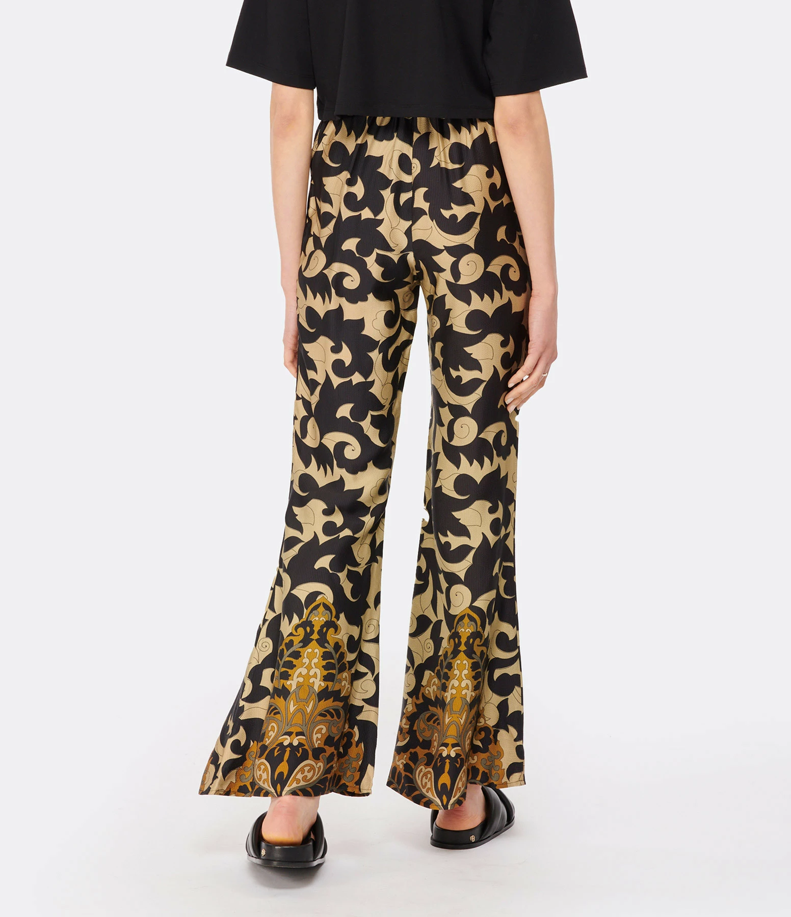 Mes Demoiselles Pantalon Abelia Noir Beige – Image 5