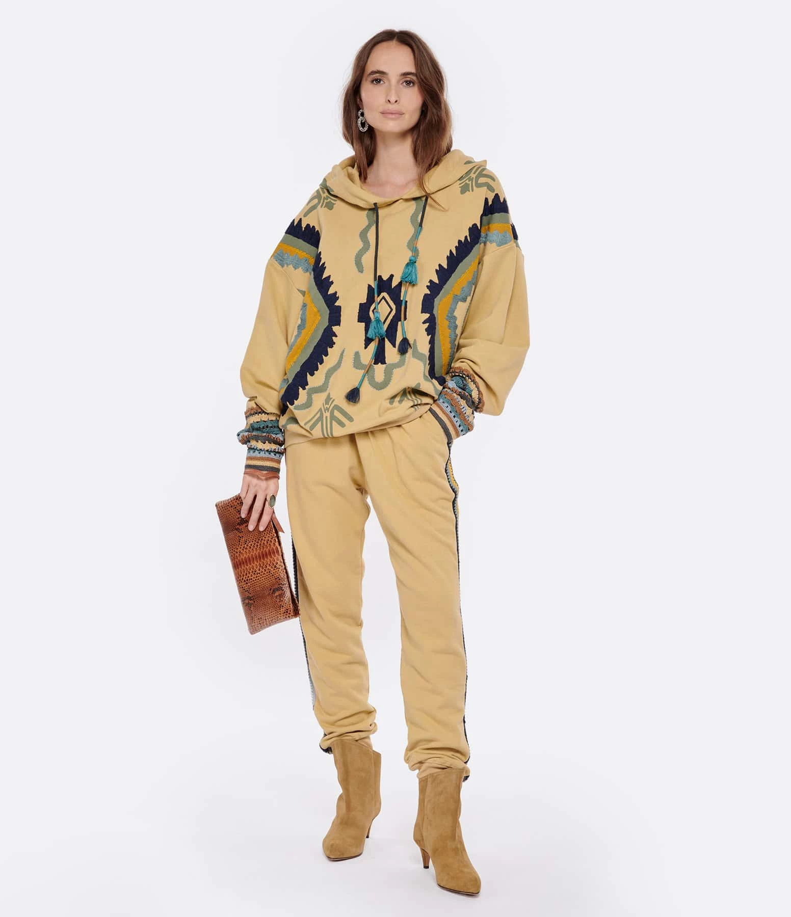 Mes Demoiselles Pantalon Bueno Coton Beige – Image 3