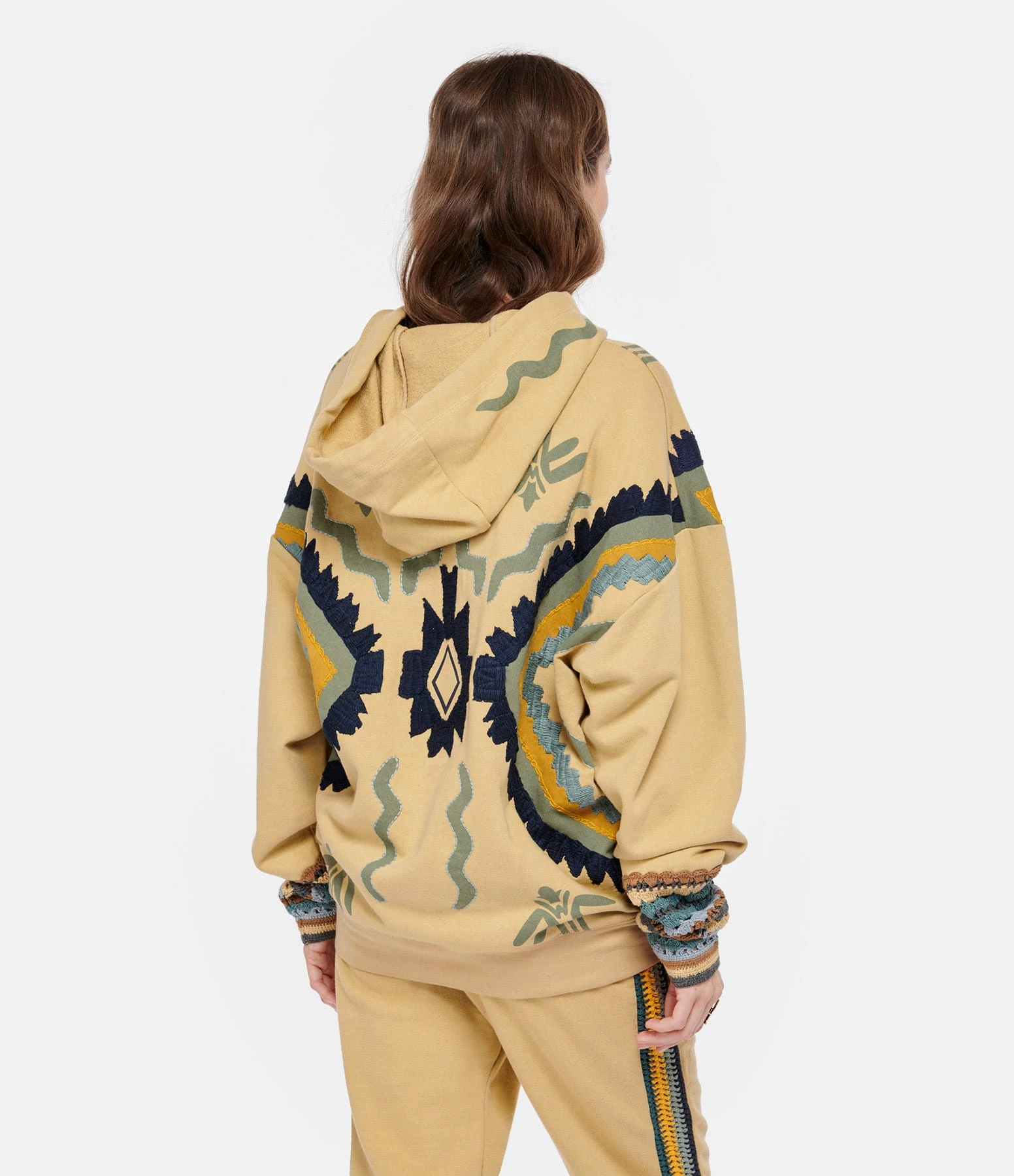 Mes Demoiselles Sweatshirt Hoodie Bahia Coton Beige – Image 5