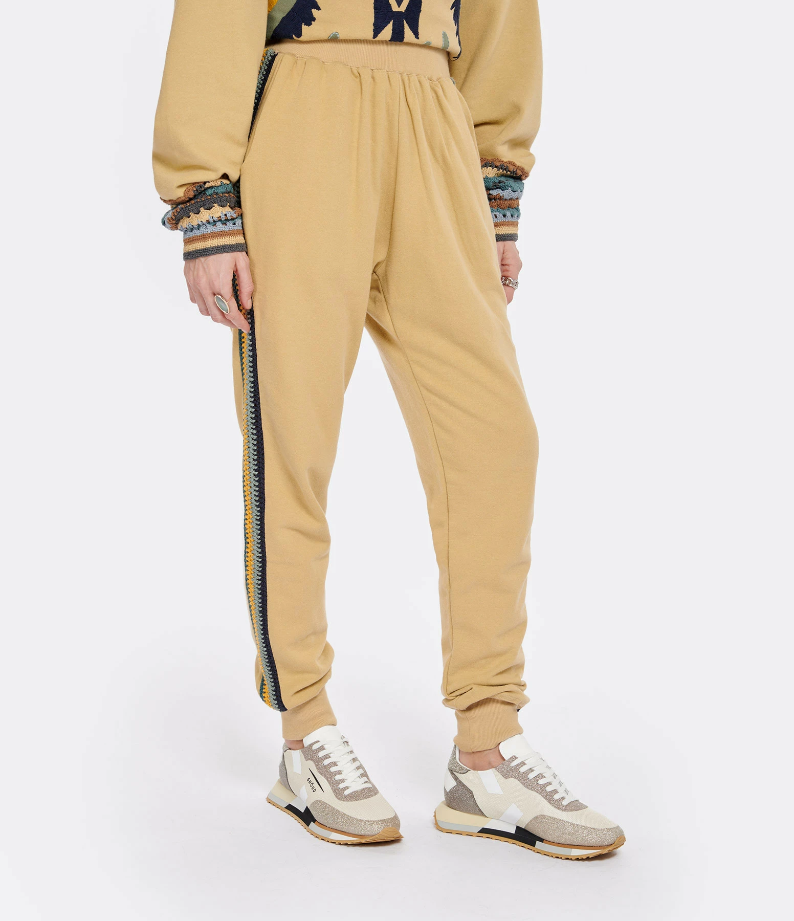 Mes Demoiselles Pantalon Bueno Coton Beige – Image 4