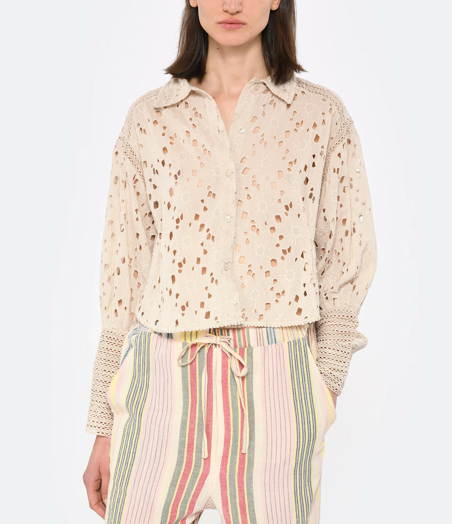 Mes Demoiselles Chemise Loretta Coton Écru – Image 3
