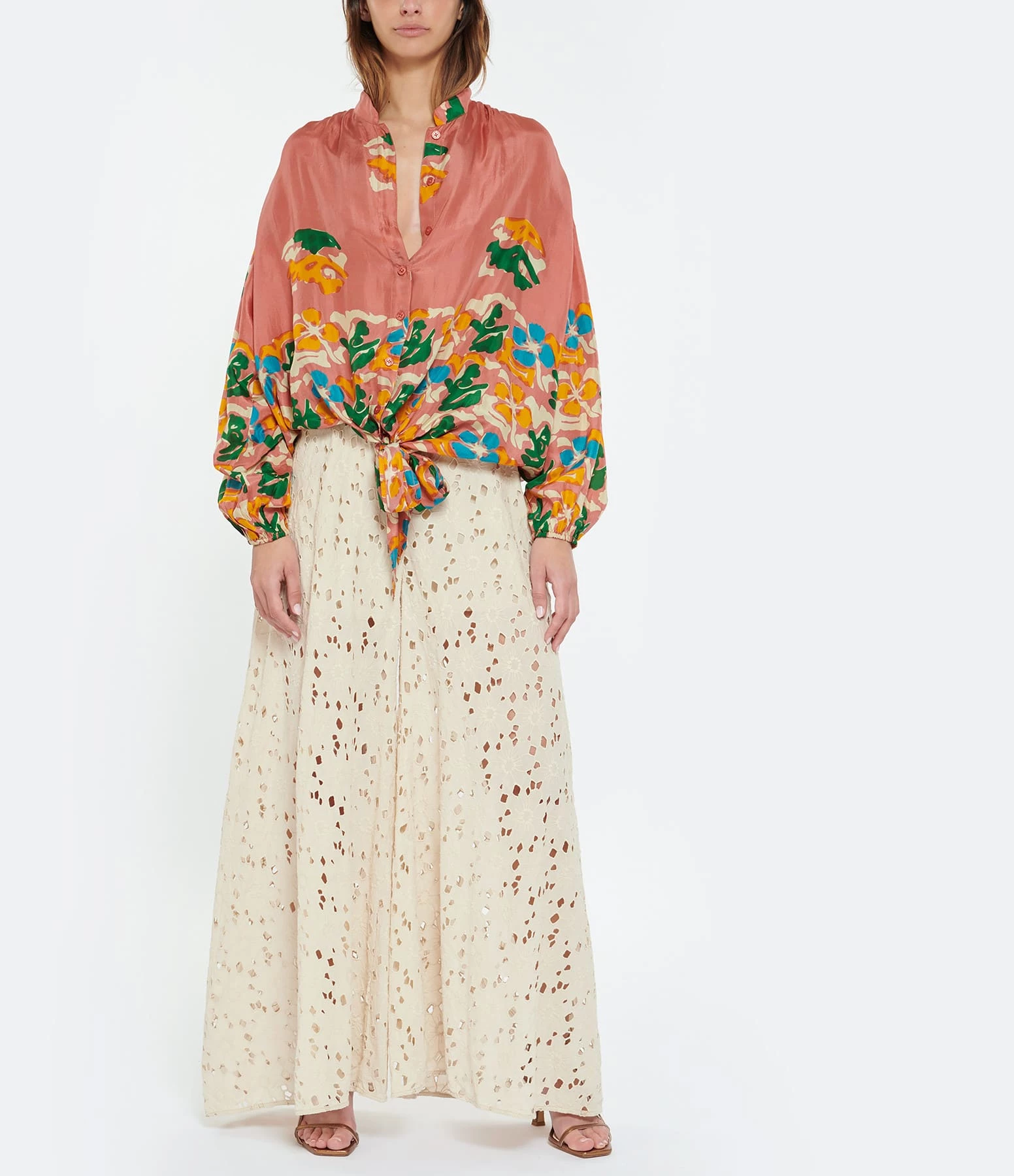 Mes Demoiselles Chemise Wappa Soie Fleur – Image 4