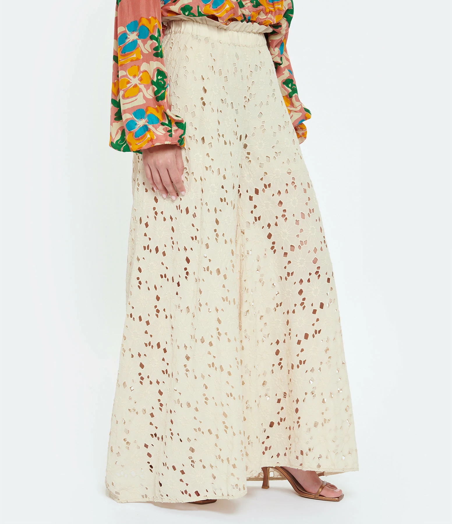 Mes Demoiselles Pantalon Larson Coton Écru – Image 4