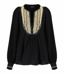 Mes Demoiselles Blouse Nidia Coton Noir