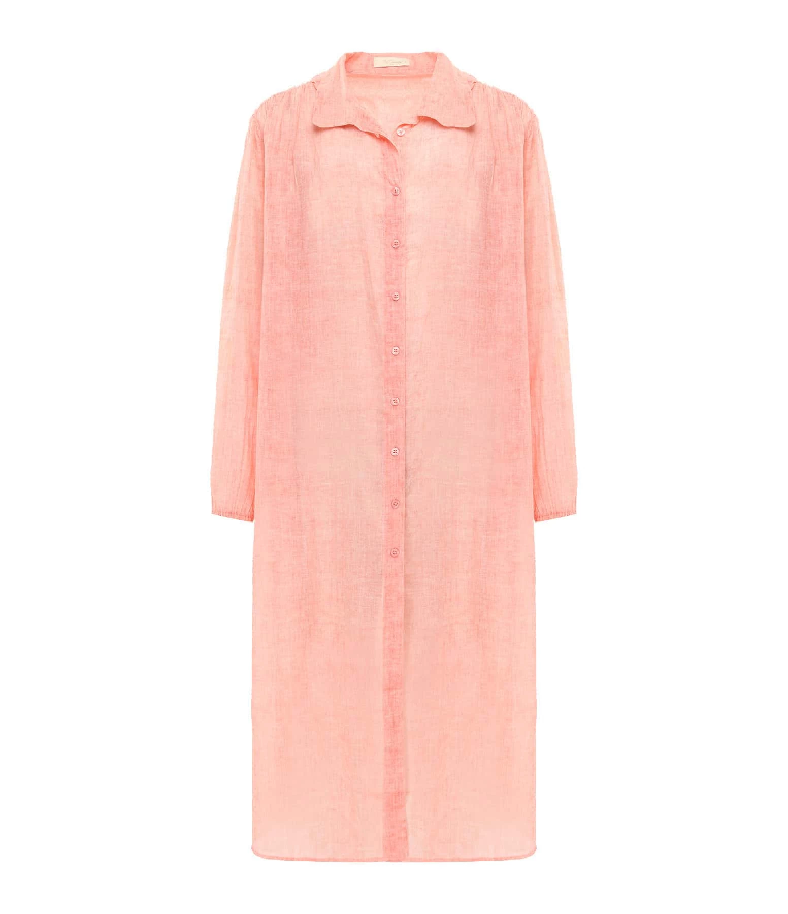 Mes Demoiselles Chemise Longue Diane Coton Rose