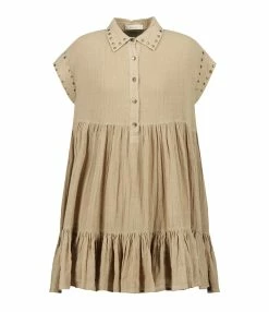 Mes Demoiselles Robe Gamine Lin Sable
