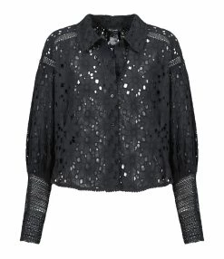 Mes Demoiselles Chemise Loretta Coton Noir