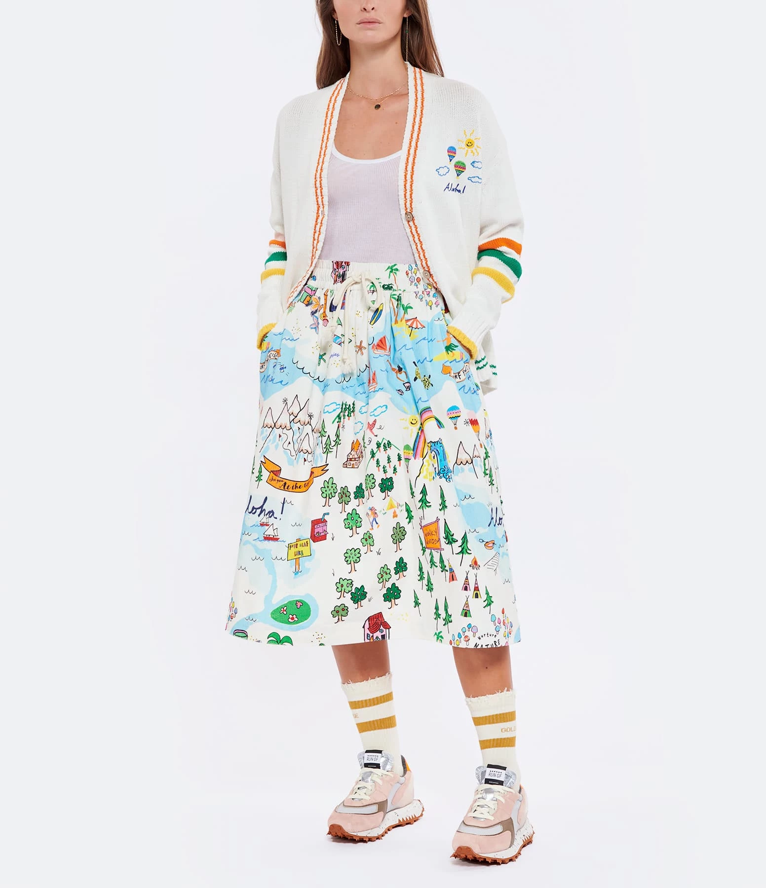 MIRA MIKATI Jupe Coton Multicolore – Image 7