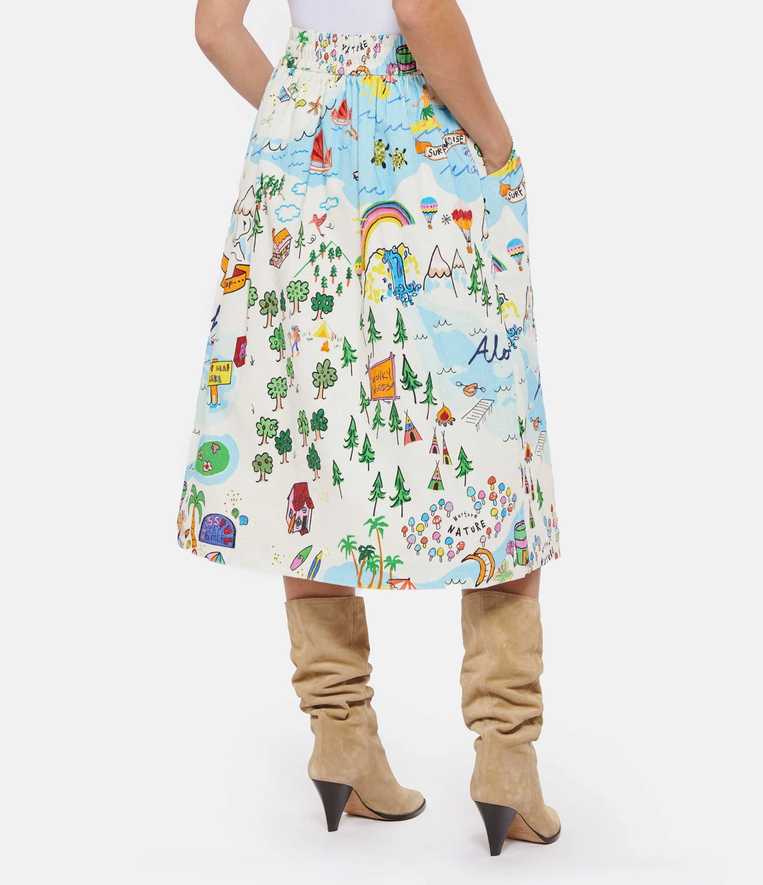 MIRA MIKATI Jupe Coton Multicolore – Image 5