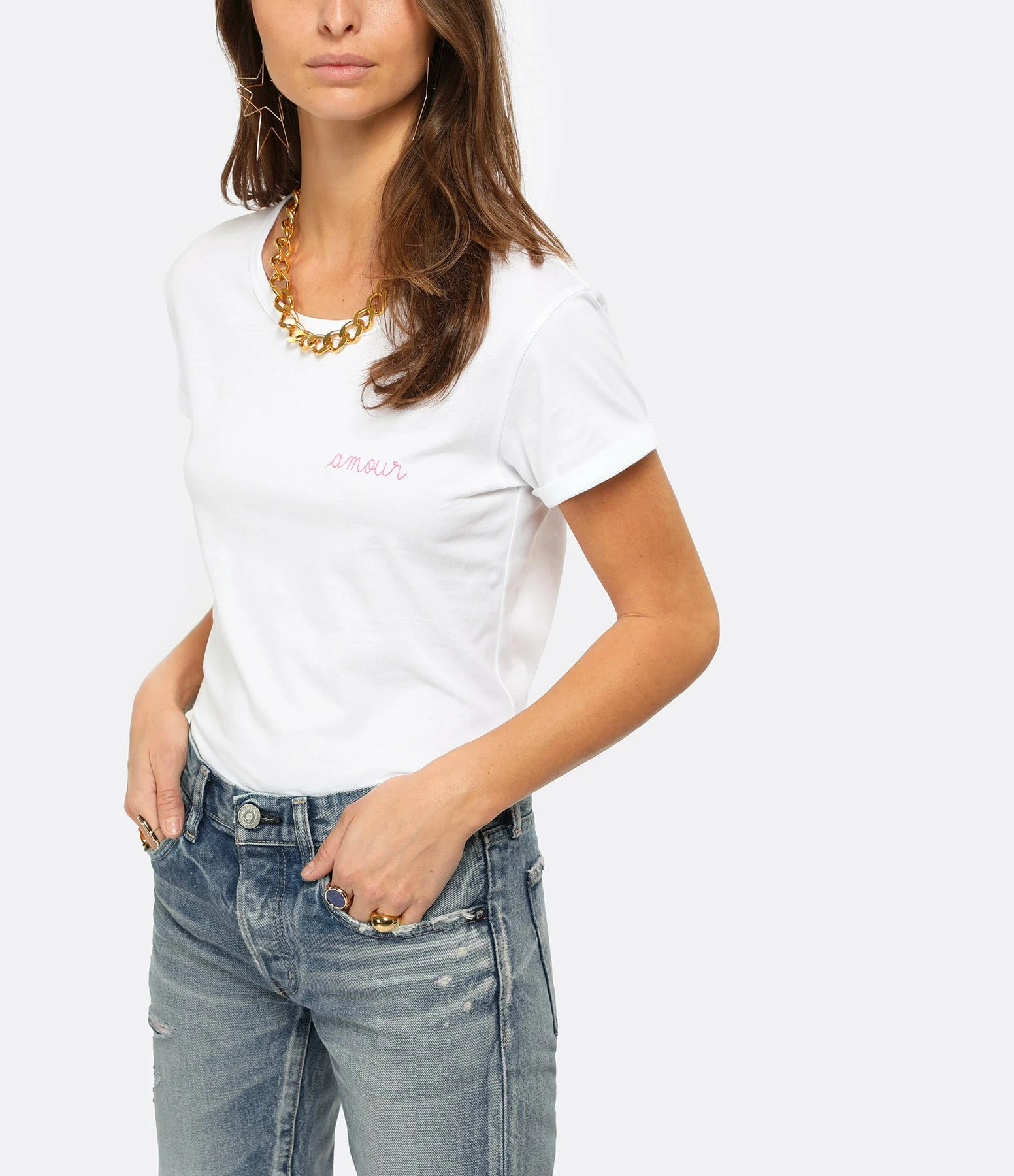 Maison Labiche Tee-shirt Amour Blanc – Image 3
