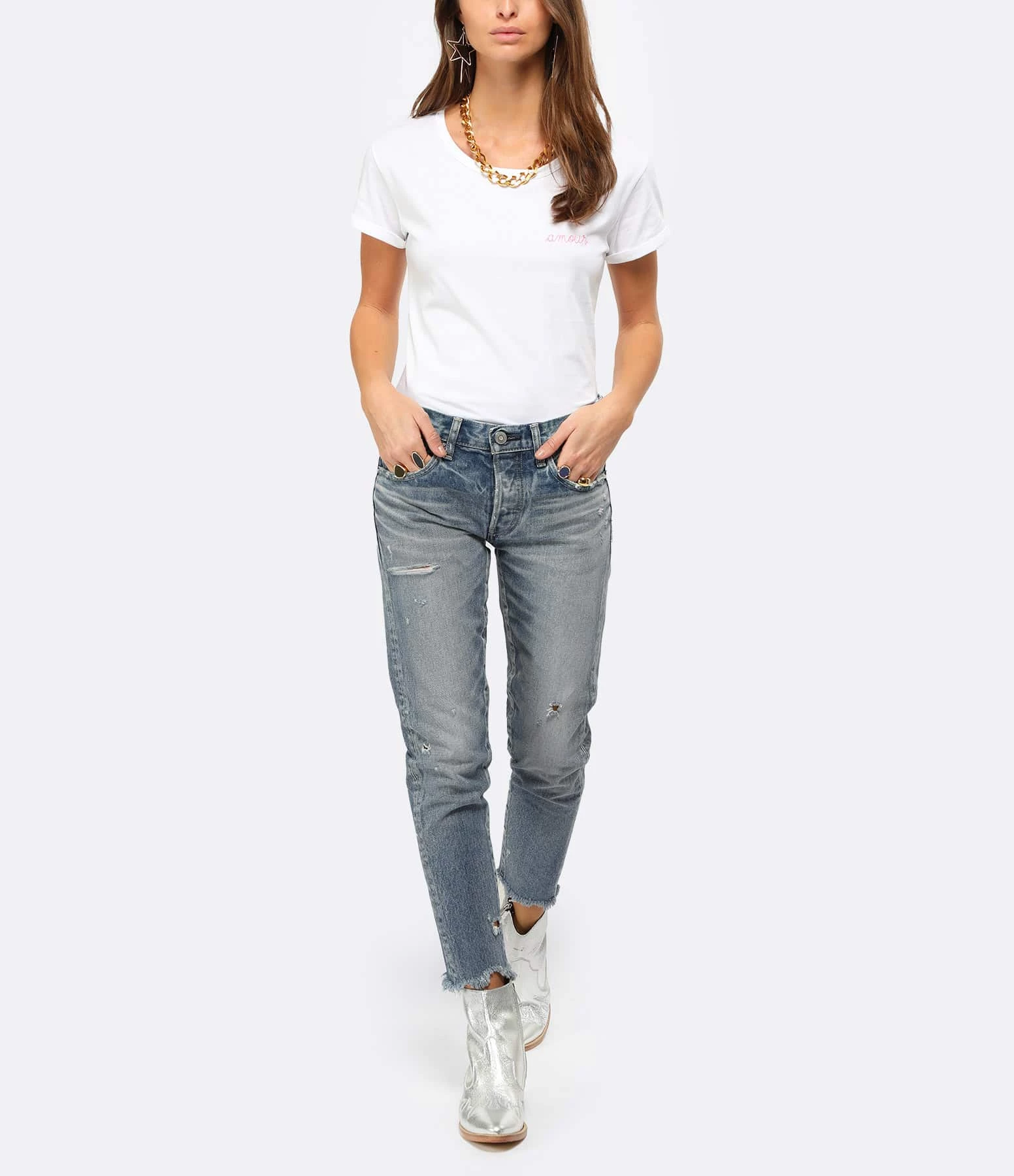 Maison Labiche Tee-shirt Amour Blanc – Image 4