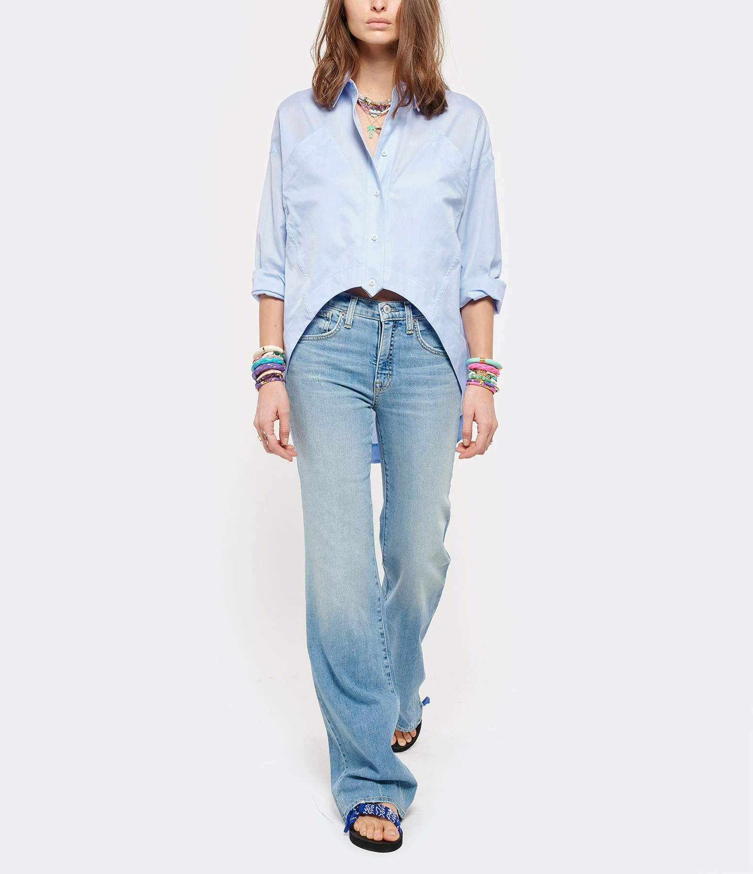 MARGAUX LONNBERG Chemise Astin Coton Bleu 8 MARGAUX LONNBERG Chemise Astin Coton Bleu – Image 6