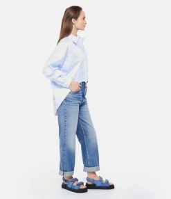 MARGAUX LONNBERG Chemise Astin Coton Bleu 11 MARGAUX LONNBERG Chemise Astin Coton Bleu -Boutique de vente ZIMMERMANN mlonn look20230131 357