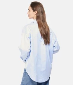 MARGAUX LONNBERG Chemise Astin Coton Bleu 12 MARGAUX LONNBERG Chemise Astin Coton Bleu -Boutique de vente ZIMMERMANN mlonn look20230131 361