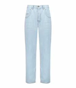 MARGAUX LONNBERG Pantalon Cooper Denim Coton Bleu Clair