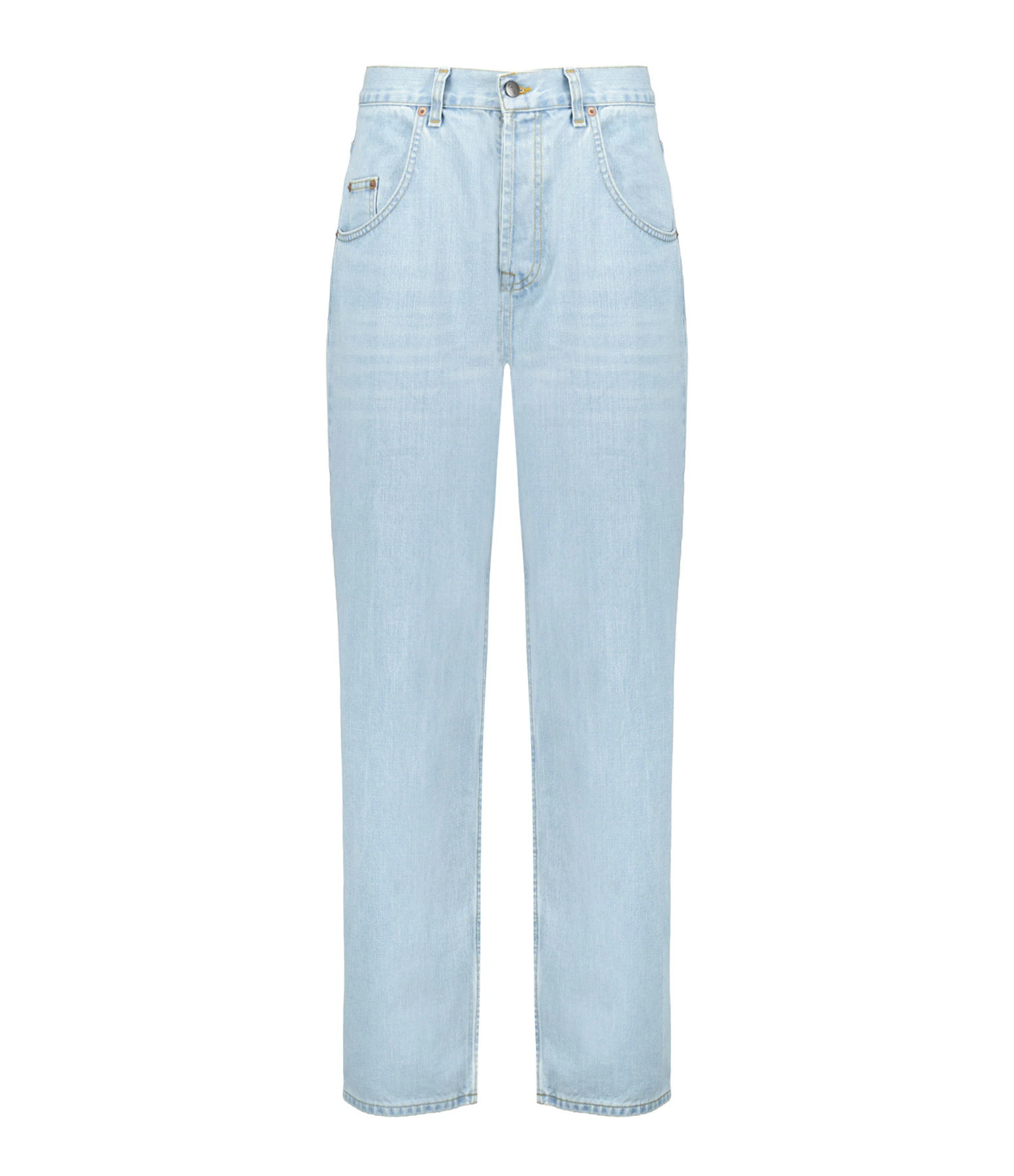 MARGAUX LONNBERG Pantalon Cooper Denim Coton Bleu Clair