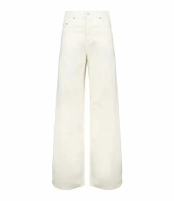 MARGAUX LONNBERG Pantalon Parker Denim Coton Écru