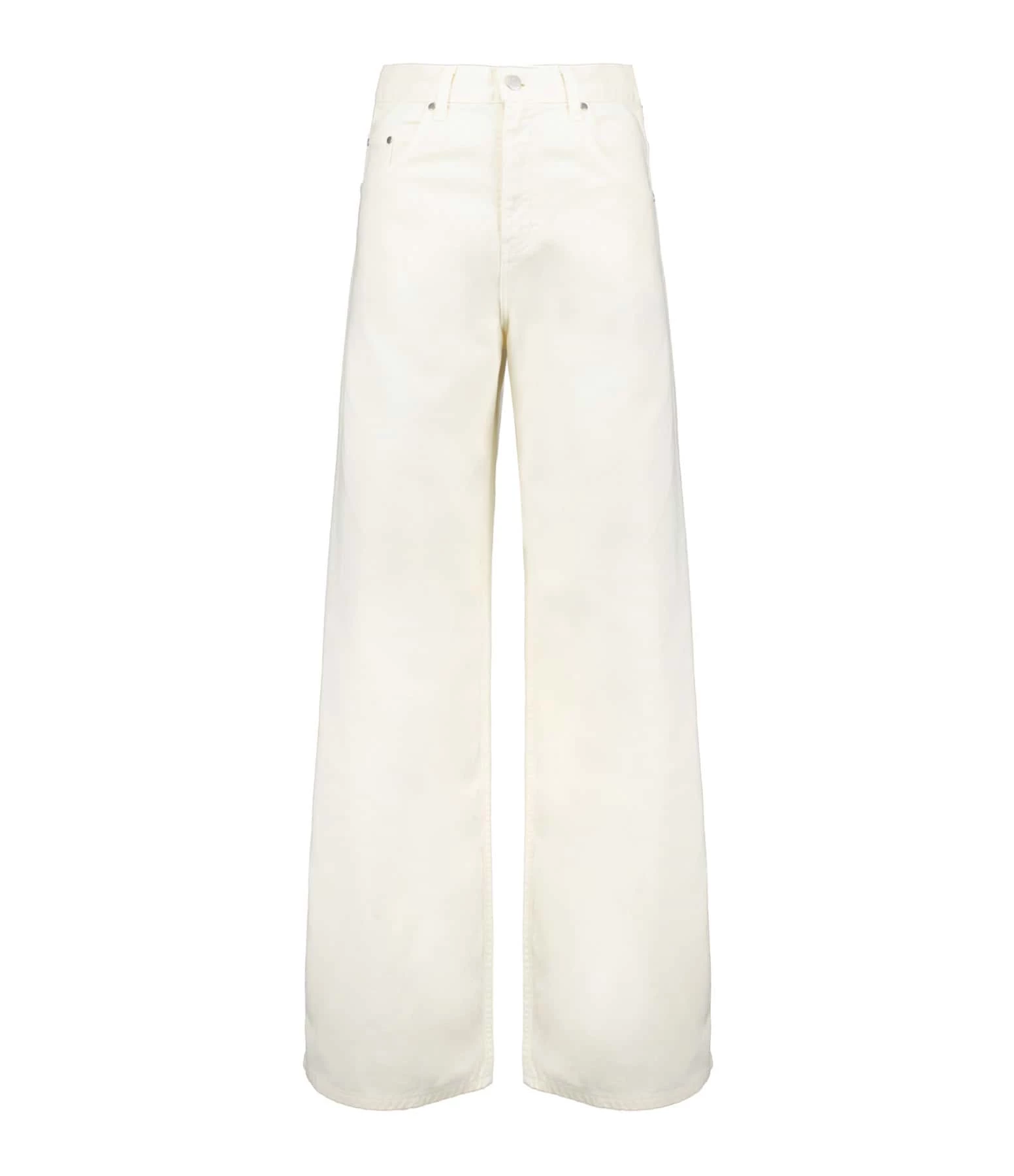 MARGAUX LONNBERG Pantalon Parker Denim Coton Écru