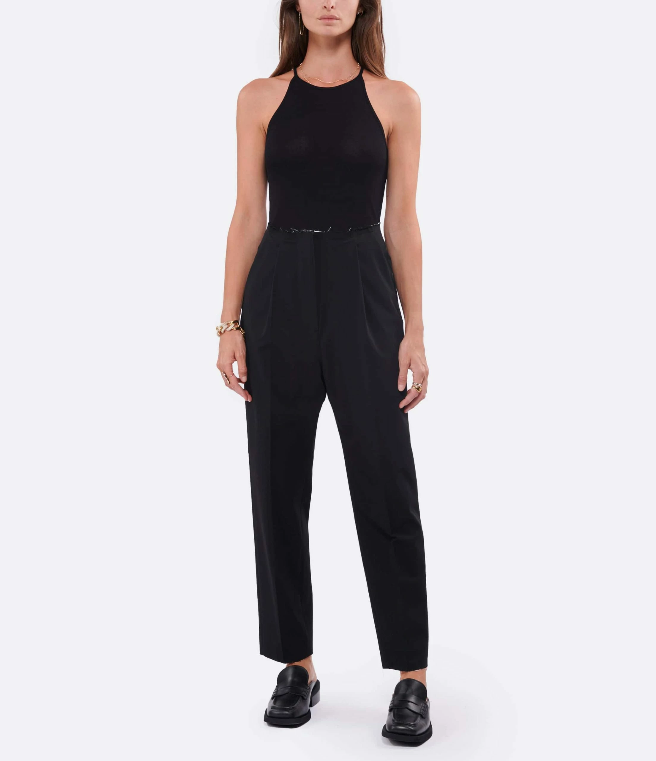 MM6 Maison Margiela Pantalon à Pinces Noir – Image 3