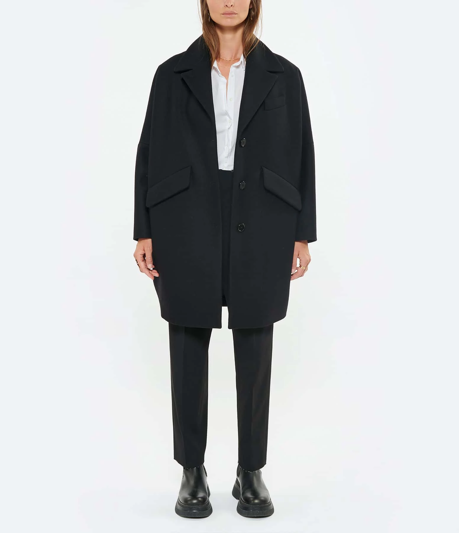 MM6 Maison Margiela Pantalon à Pinces Noir – Image 7