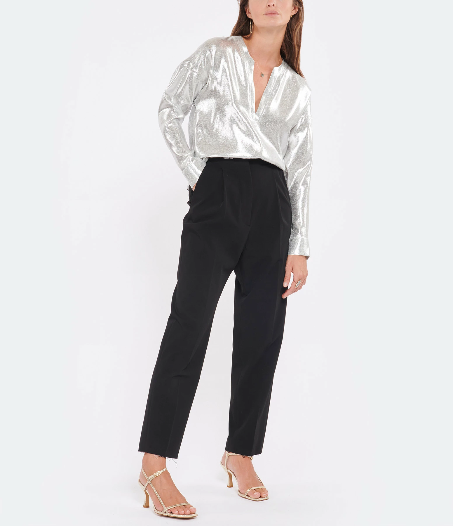 MM6 Maison Margiela Pantalon à Pinces Noir – Image 10