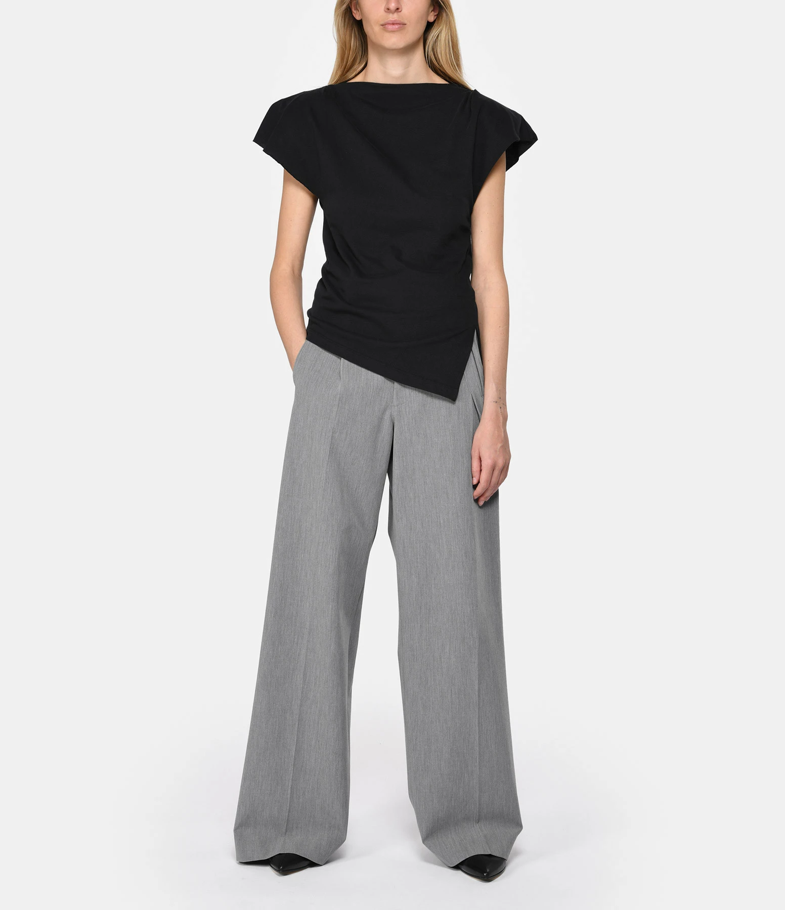 MM6 Maison Margiela Pantalon Gris – Image 3