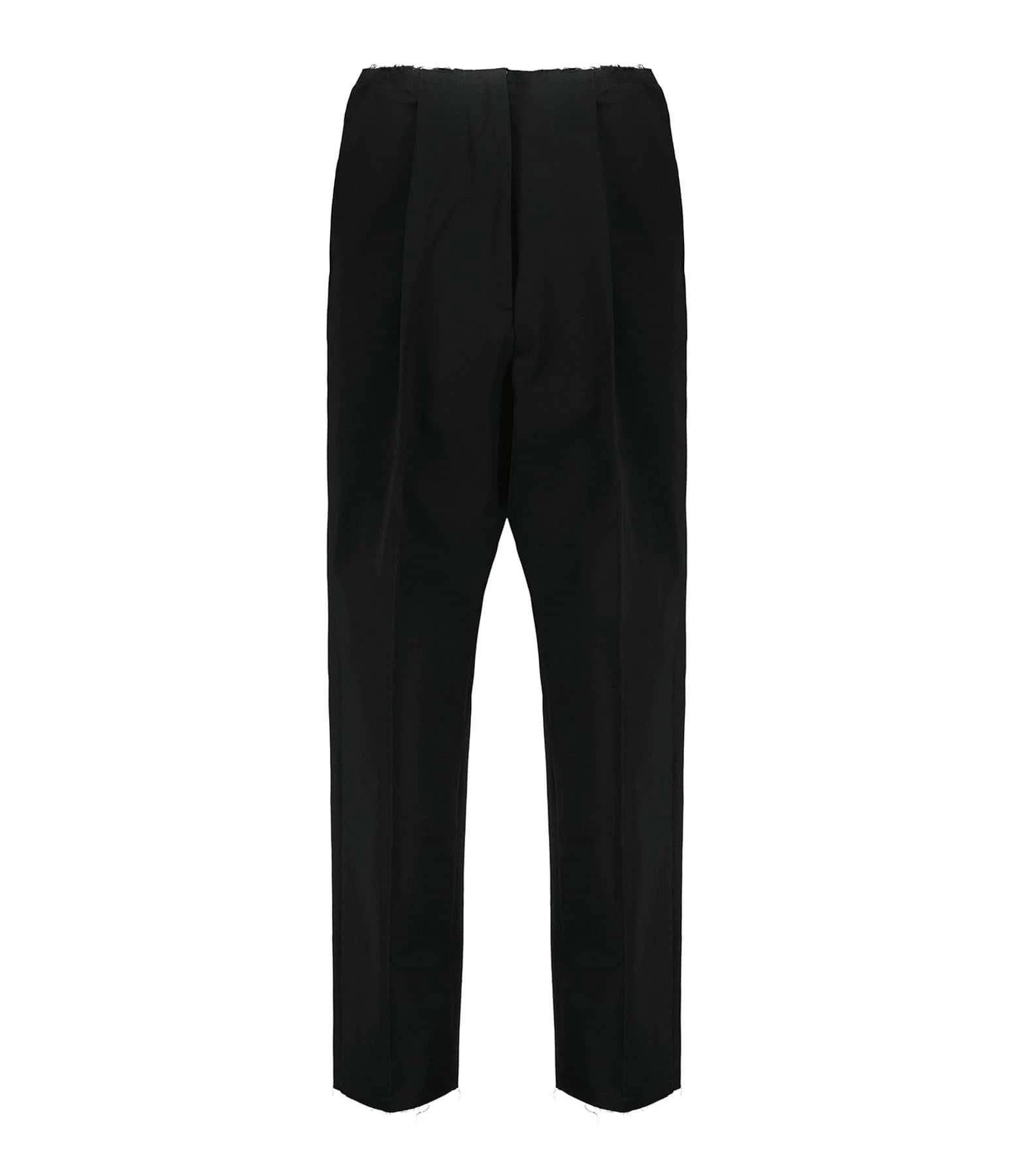 MM6 Maison Margiela Pantalon à Pinces Noir