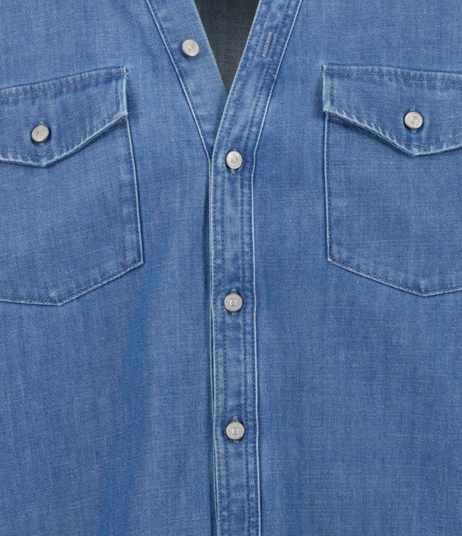MM6 Maison Margiela Chemise Denim Coton Bleu 4 MM6 Maison Margiela Chemise Denim Coton Bleu – Image 2