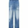 MM6 Maison Margiela Pantalon Denim Coton Bleu