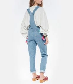 Modetrotter Salopette Romane Coton Bleu Denim -Boutique de vente ZIMMERMANN modet look20210811 75 1