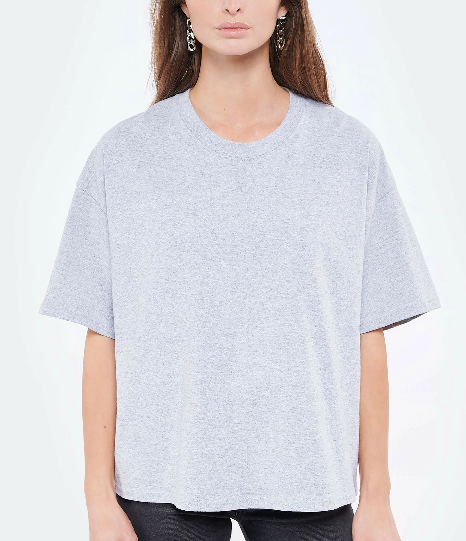 Modetrotter Tee-shirt Chris Coton Gris – Image 3