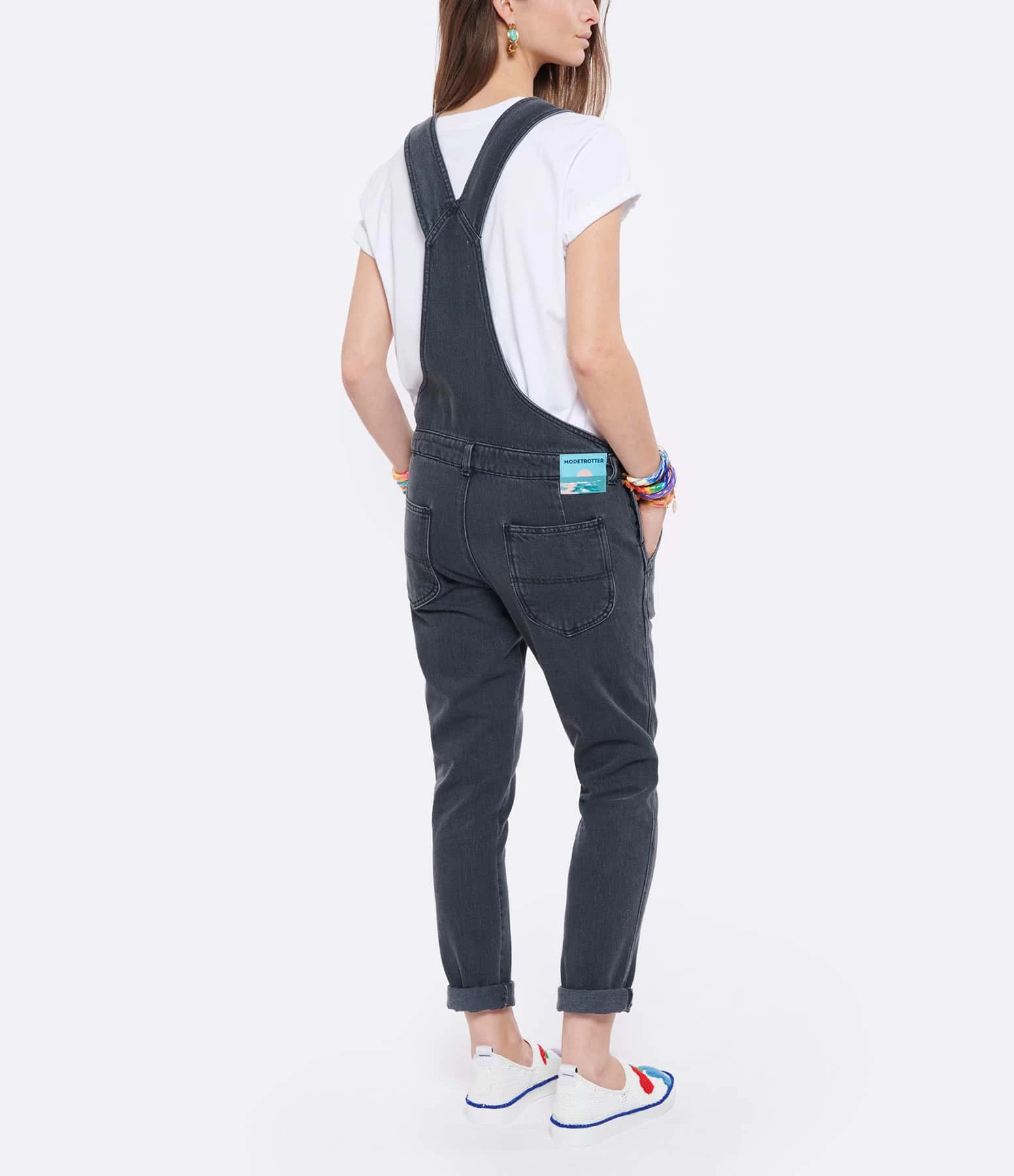 Modetrotter Salopette Romane Cally Gris Foncé – Image 4