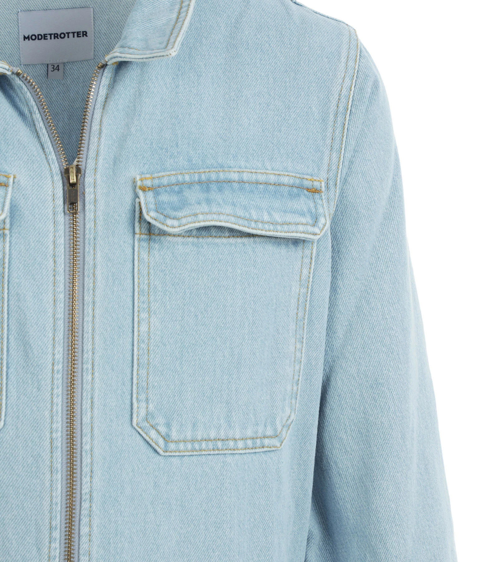 Modetrotter Combinaison Brunet Mansel Denim Épais Bleu Clair – Image 2