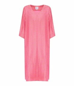 Modetrotter Robe Mado Villani Carreaux Orange