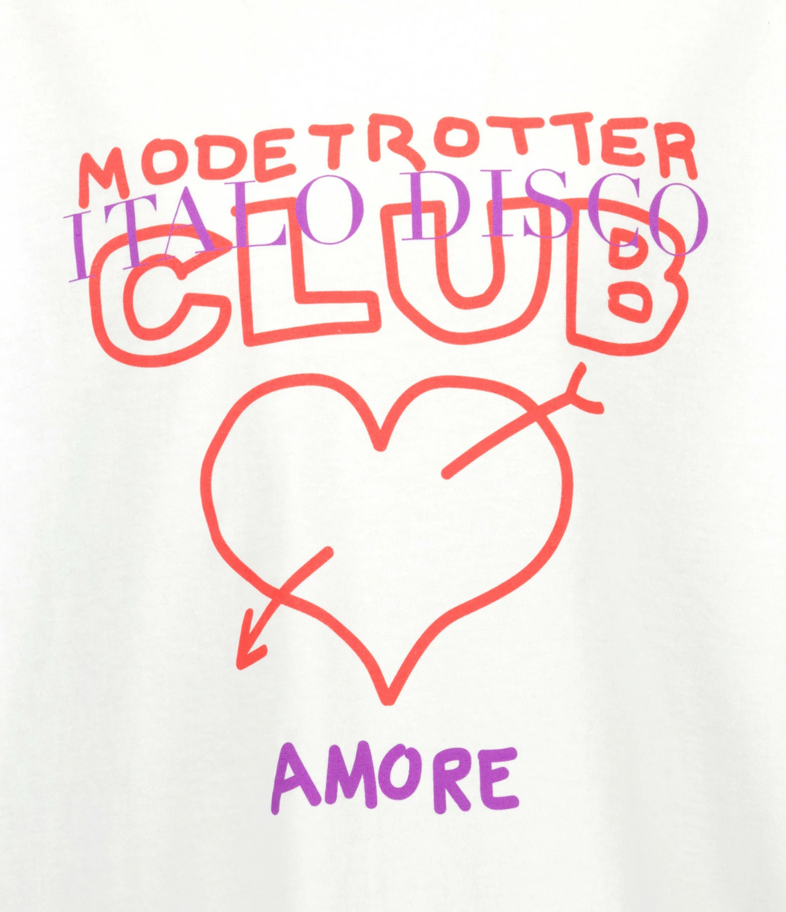 Modetrotter Tee-shirt Neo Soorts Seri Coton Blanc – Image 2