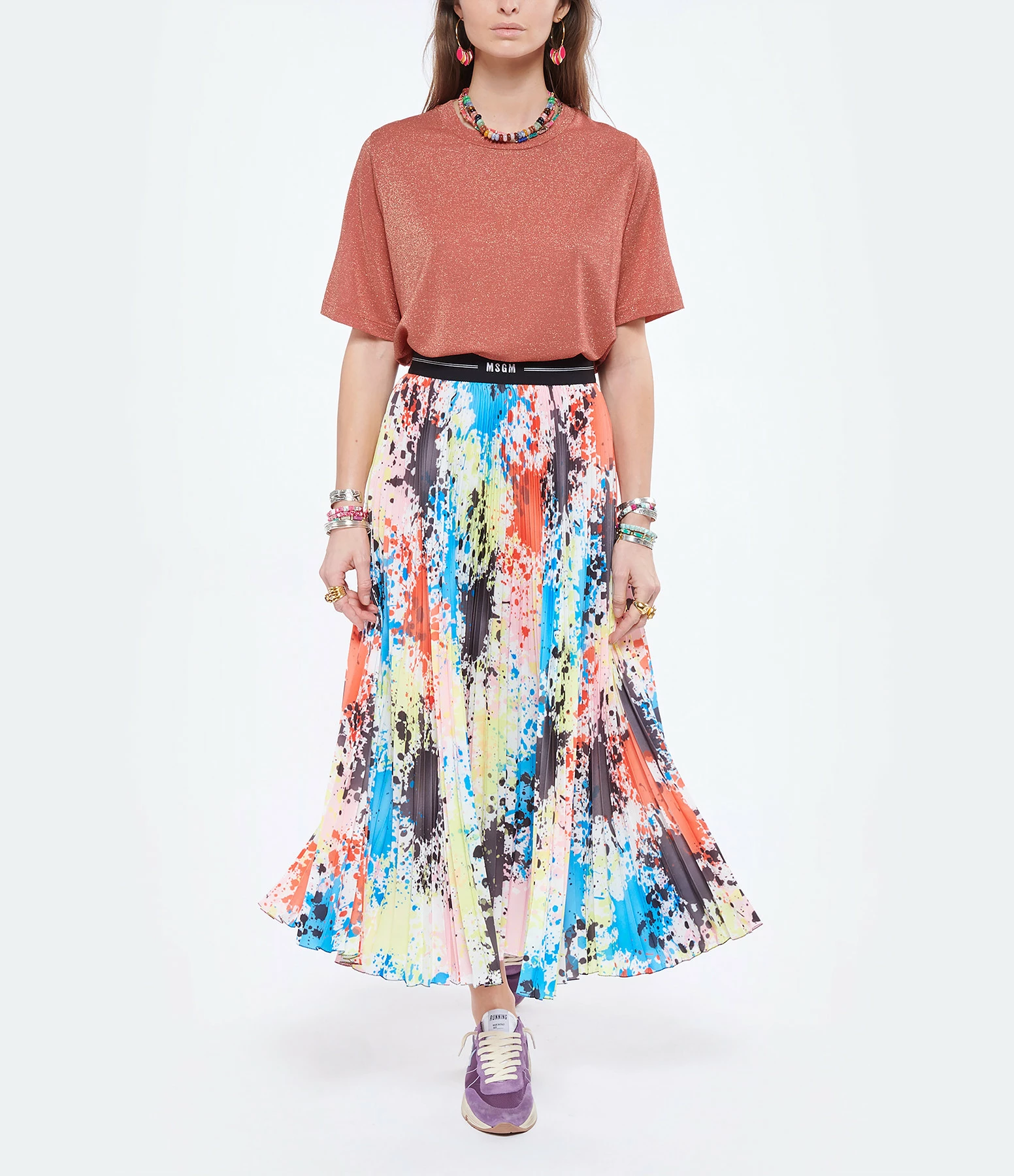 Momoni Tee-shirt Iora Corail – Image 4