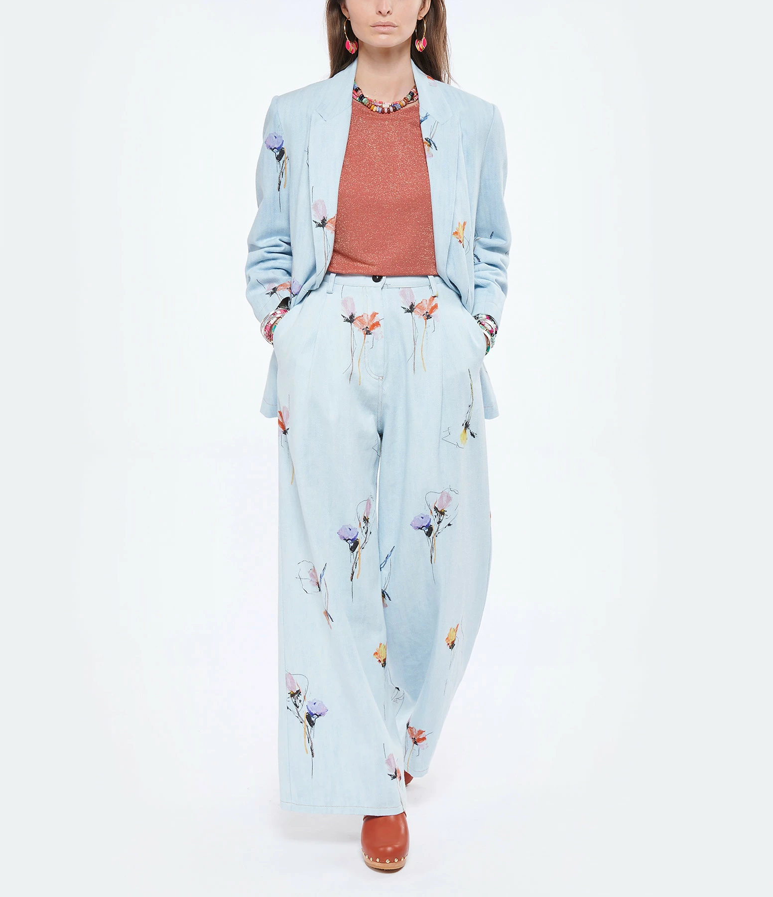 Momoni Tee-shirt Iora Corail – Image 5