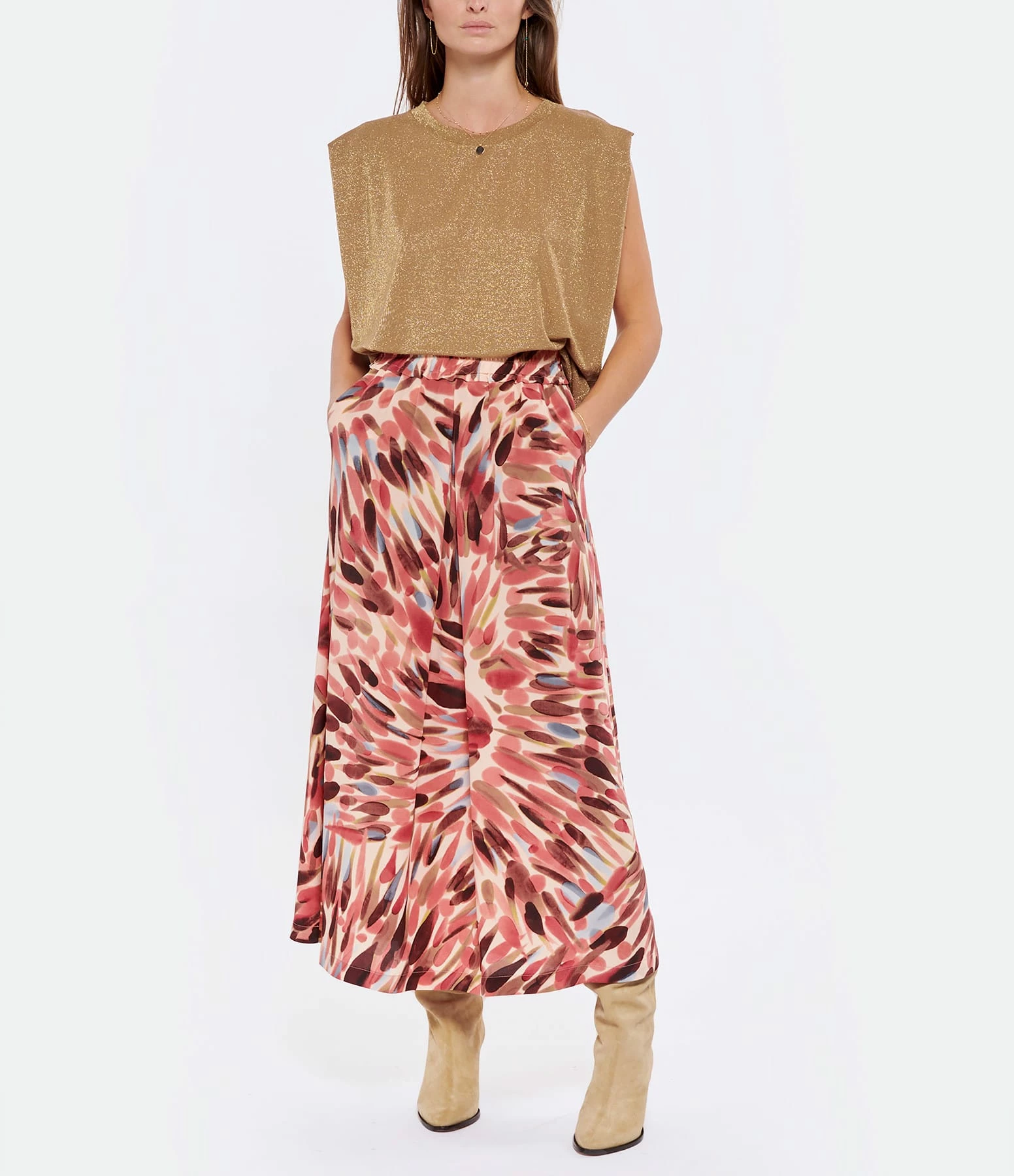 Momoni Tee-shirt Enna Doré – Image 4