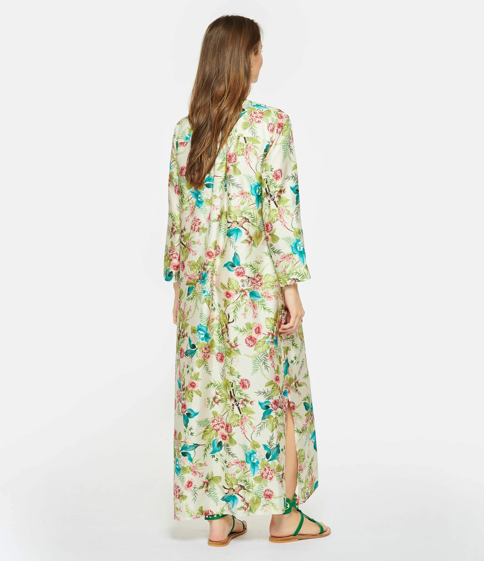Momoni Robe Janie Soie Fleur – Image 4