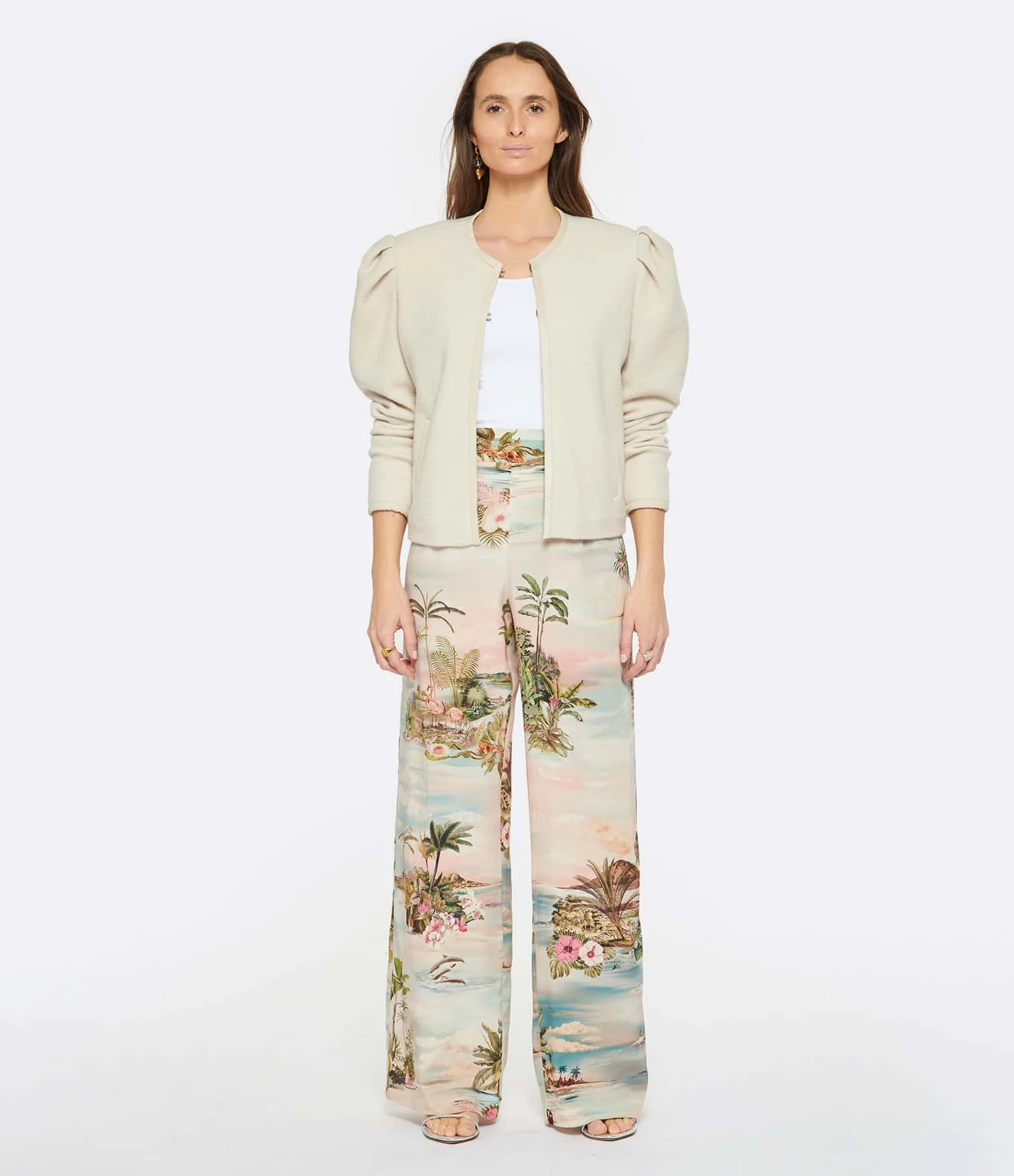 Momoni Pantalon Baccarat Soie Rose – Image 3